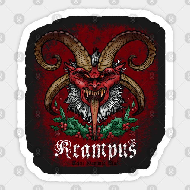 Krampus Sticker by celtichammerclub